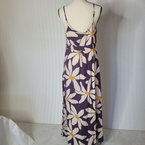 Boden size 10L dress maxi long flower open back lining zip - Picture 4 of 14